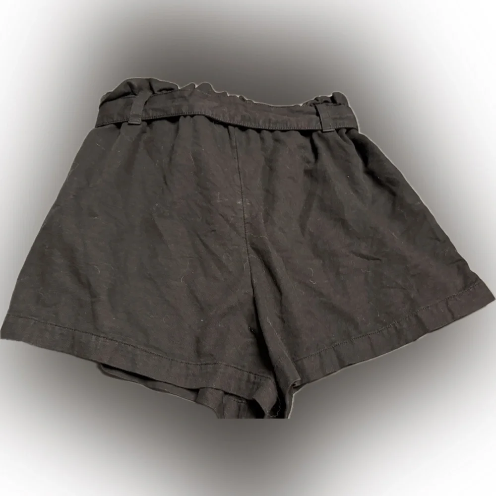 LC Lauren Conrad Women's Black High Waist Shorts